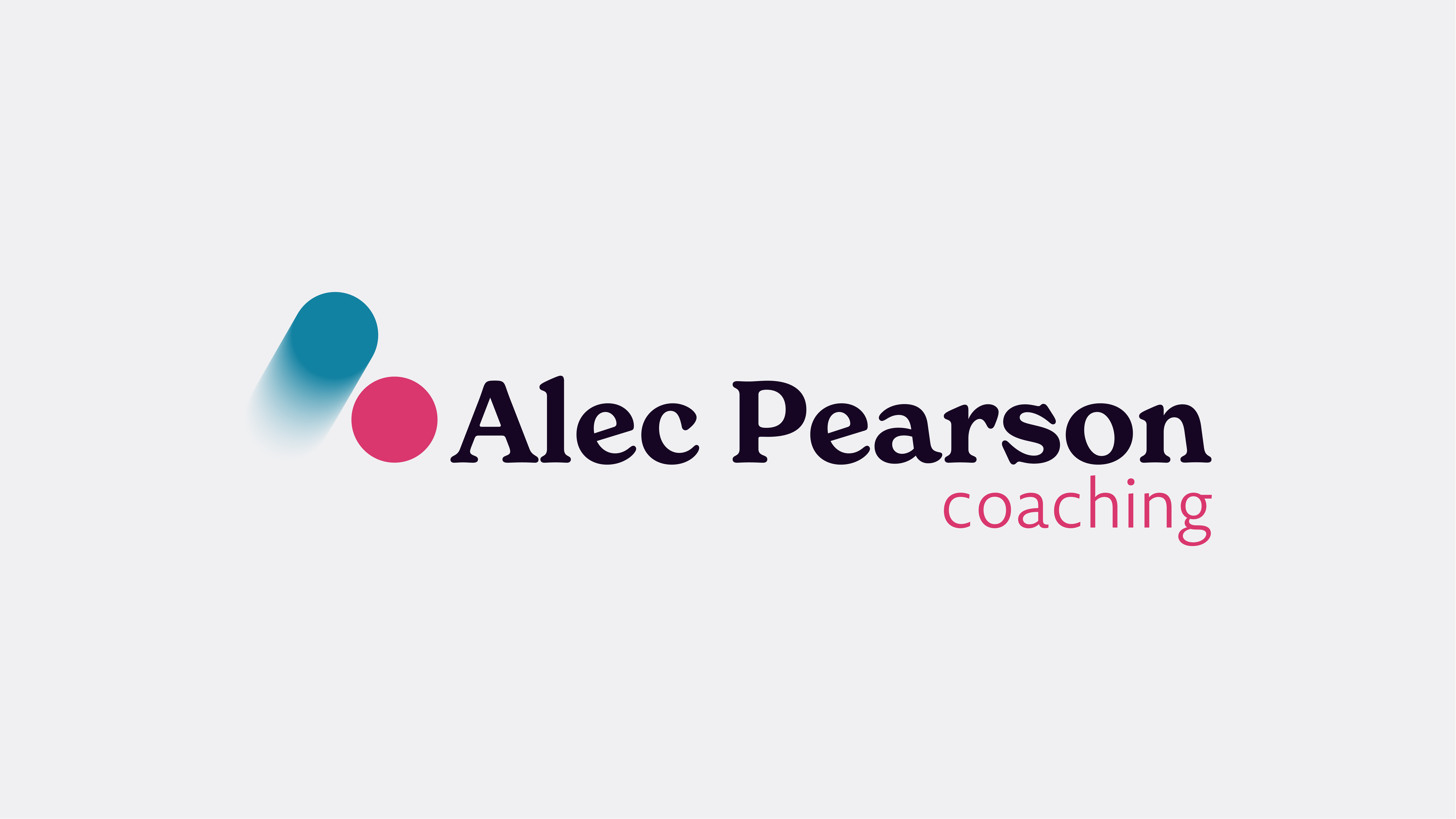Alec Pearson Coaching Logos Blue & Pink Background