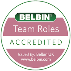 Belbin Accreditation Logo to prove you are a Belbin expert!