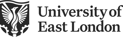 Uni East London Single Colour Logo RGB Black2000