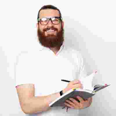 Man With Book Practical Session